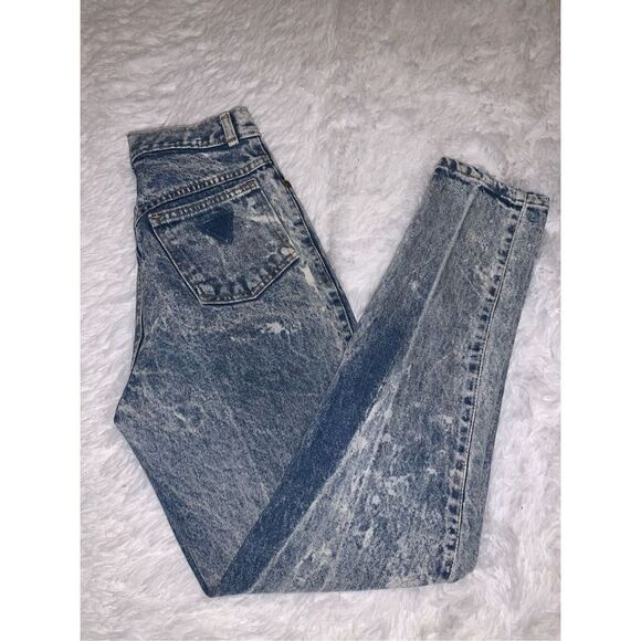 Vintage 80’s Acid Wash Jeans Palmetto’s USA Size 5 - Picture 1 of 16